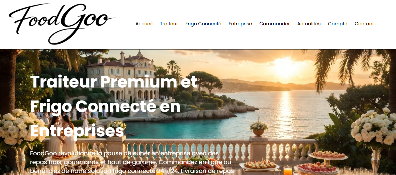 Création website FoodGoo